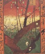 Vincent Van Gogh japonaiserie:Flowering Plum Tree (nn04) painting